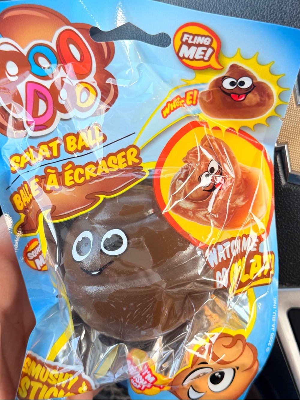 Brown Splat Ball Kids Learning Toy - Cute Squishy Poop Character